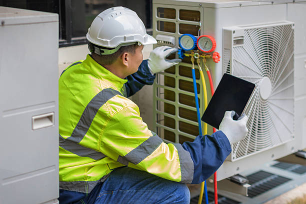 Professional Air Conditioning Repair technician working in Gouldbusk, TX